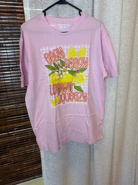 Keep It Gypsy Pink 'Easy Peasy Lemon Squeezy' Short Sleeve Tee